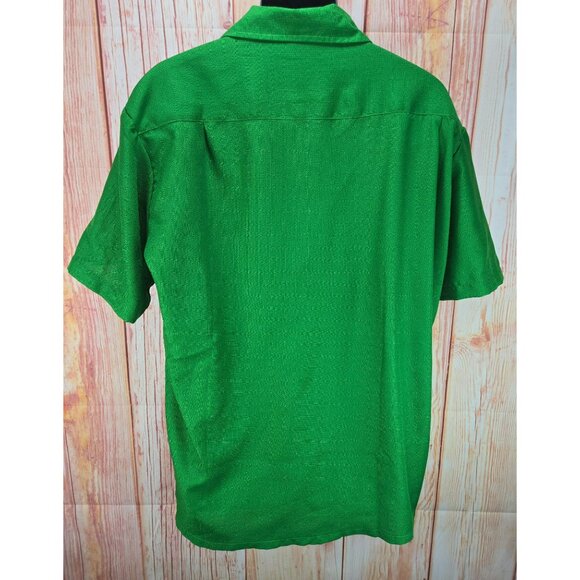Maui Trading Co. Green Hawaiian Shirt XL - Picture 2 of 7